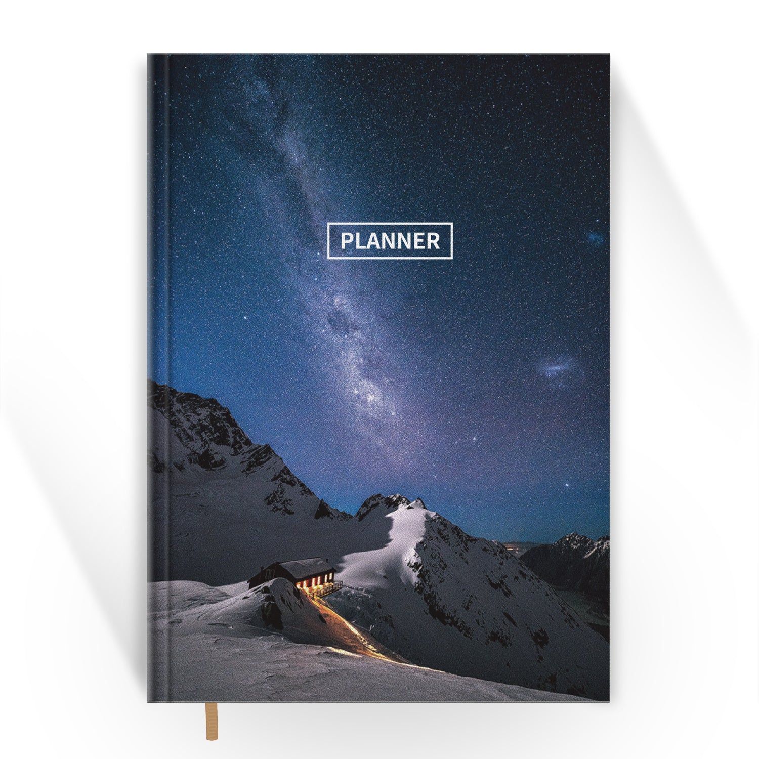 Undated Weekly & Monthly Planner Hardcover Organizer Notebook Achieve Goals