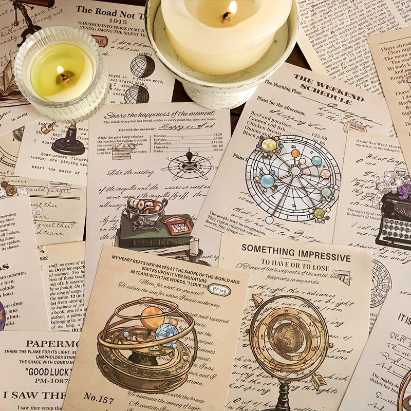 30 Retro Plant Material Packs - DIY Decorations