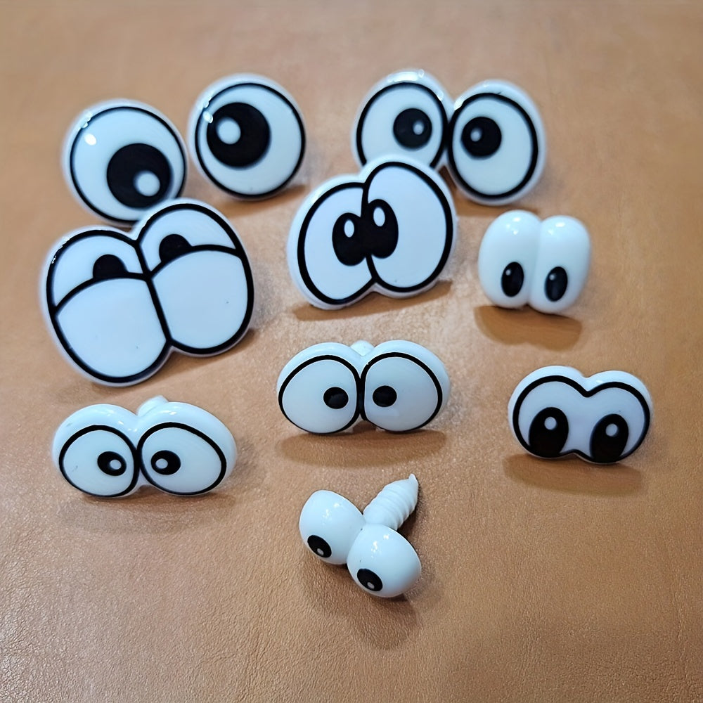 9 Pairs Animal Eye Doll Making Supplies DIY Crafts