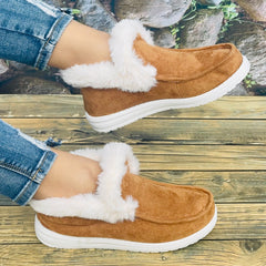 Women's Snow Boots Winter Warm Casual Thickened Comfortable Slip on Short Boots