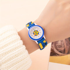 Mesh Belt Cartoon Watch Band for Kids