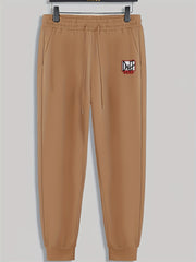 Duff Print Men's Pants Drawstring Sweatpants Casual Trousers Spring Autumn