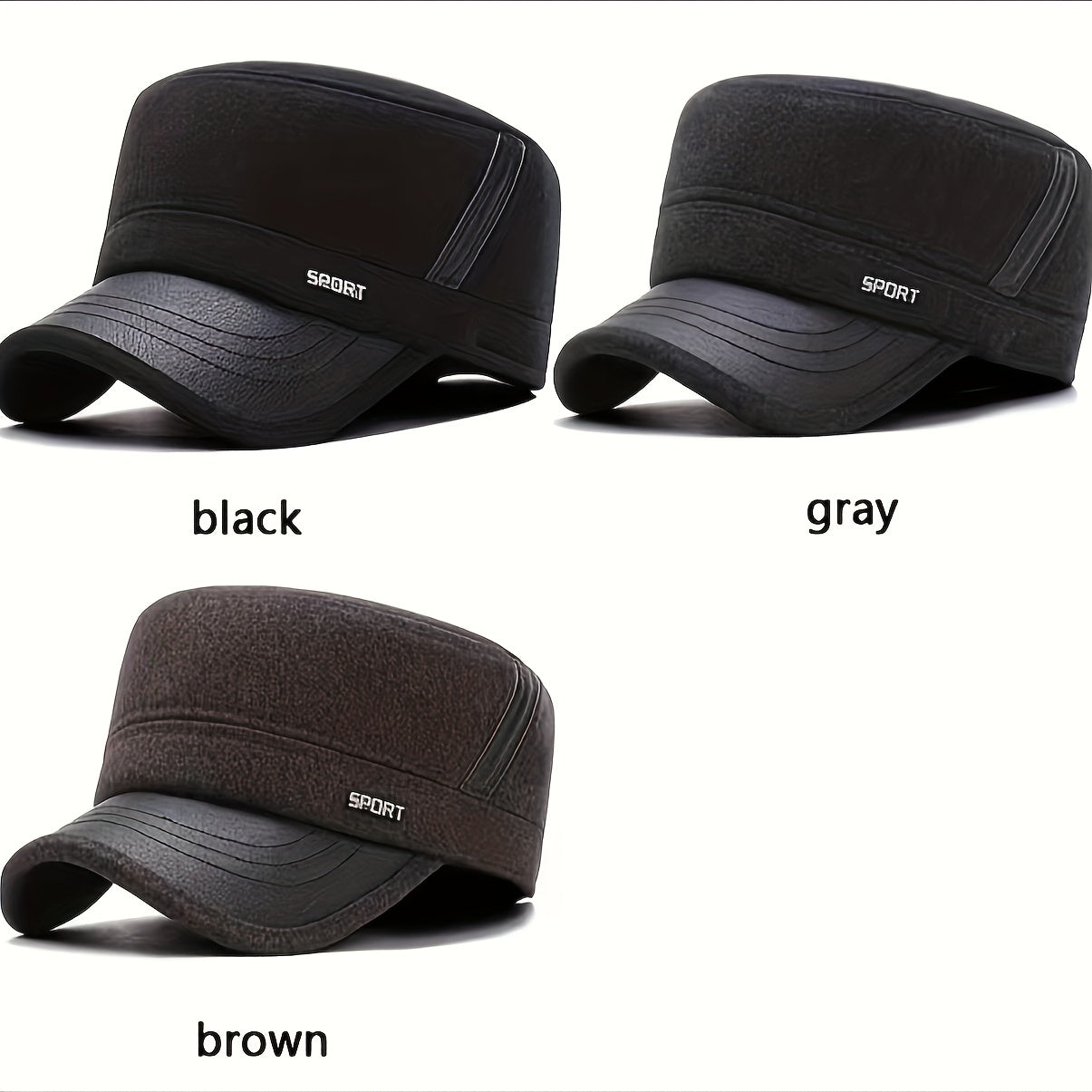 Winter Casual Windproof Warm Flat Cap for Men