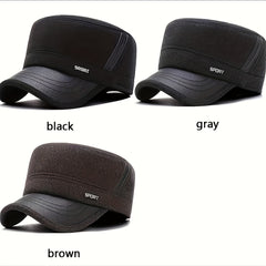 Winter Casual Windproof Warm Flat Cap for Men