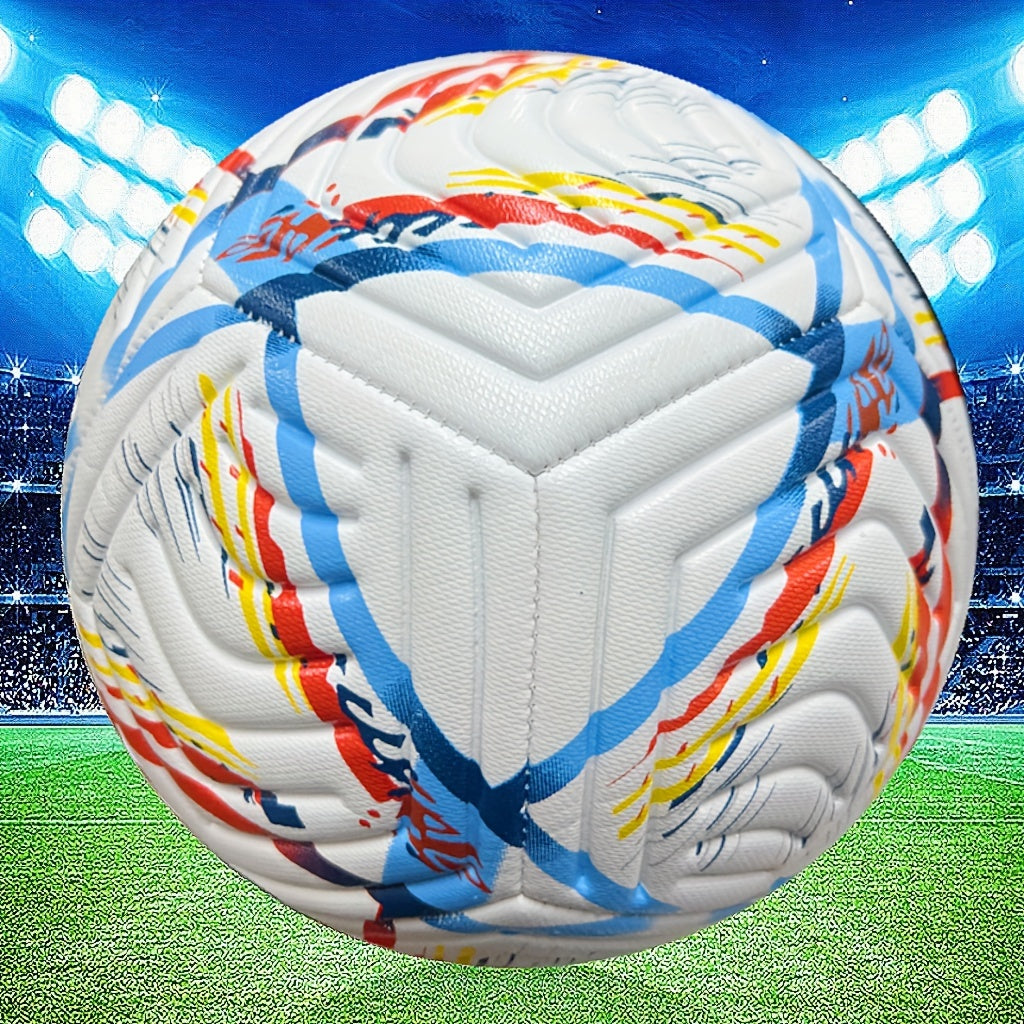 Size 5 PU Classic Soccer Ball Wear resistant Football