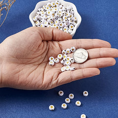 100pc Alphabet Beads for DIY Jewelry Making & Bracelets
