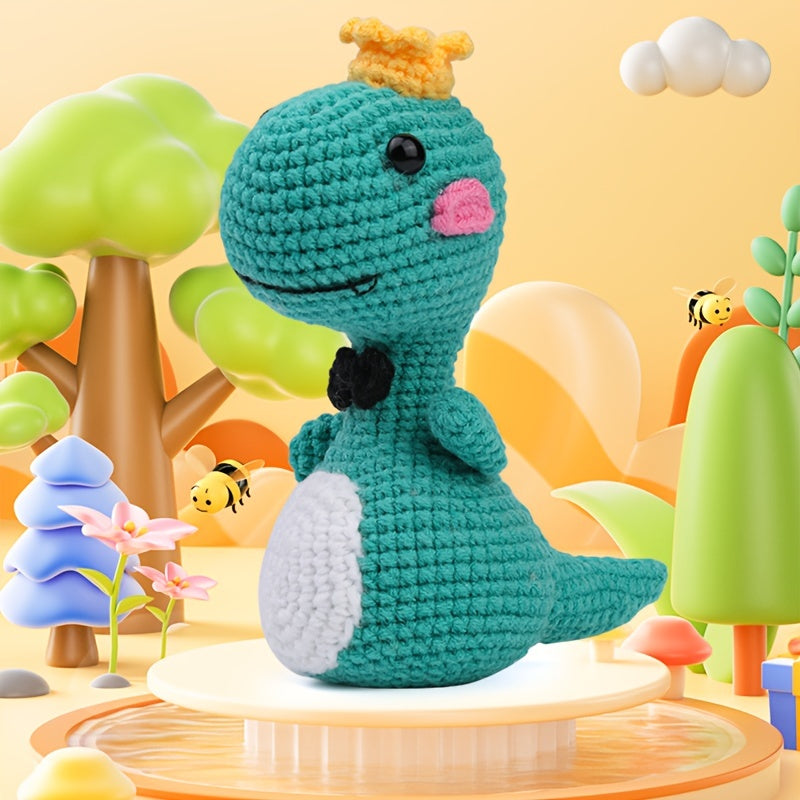 Adults Beginner Crochet Animal Kit with Videos, Yarn, Stuffing