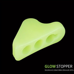 10pcs Fluorescent Safety Buckles for Canopy Wind Ropes Luminous Triangle