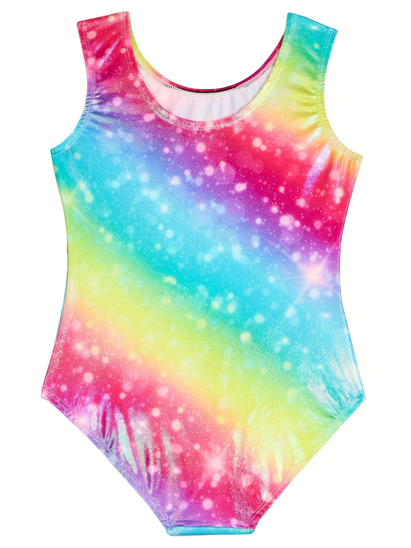 Girls Unicorn Print Ballet Leotard for Gymnastics - Comfy & Stretchy