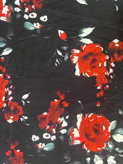 Floral Print High Waist Midi Slim Skirt for Women