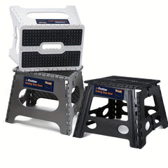 22" Tall Folding Step Stool Non Slip Foldable Step Stool