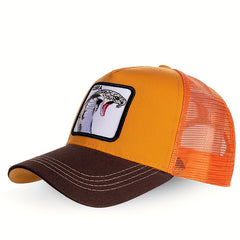 Men's Animal Patch Snapback Baseball Cap