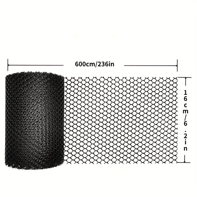 Gutter Protection Net Leaf Retaining Plastic Fence Sewer Blockage
