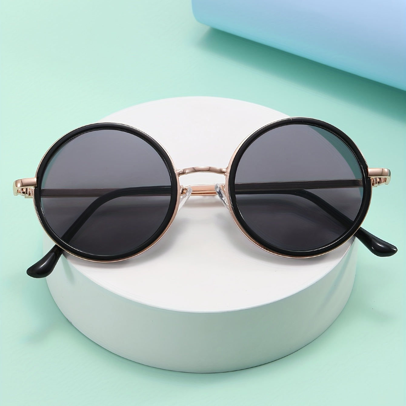 Kids Round Frame Sunglasses UV Protection