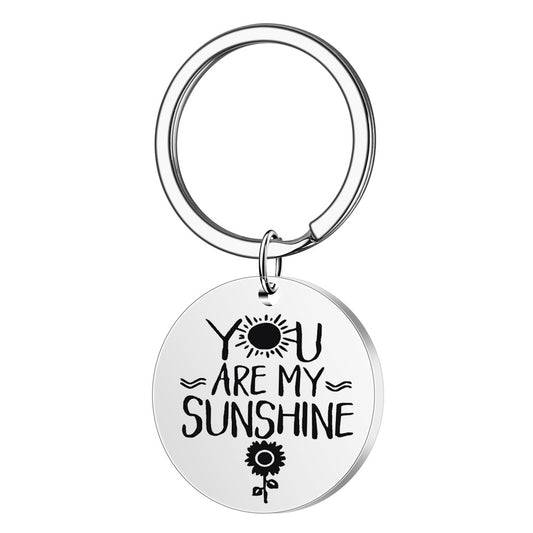 Sunshine Stainless Steel Keychain Necklace