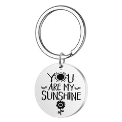 Sunshine Stainless Steel Keychain Necklace