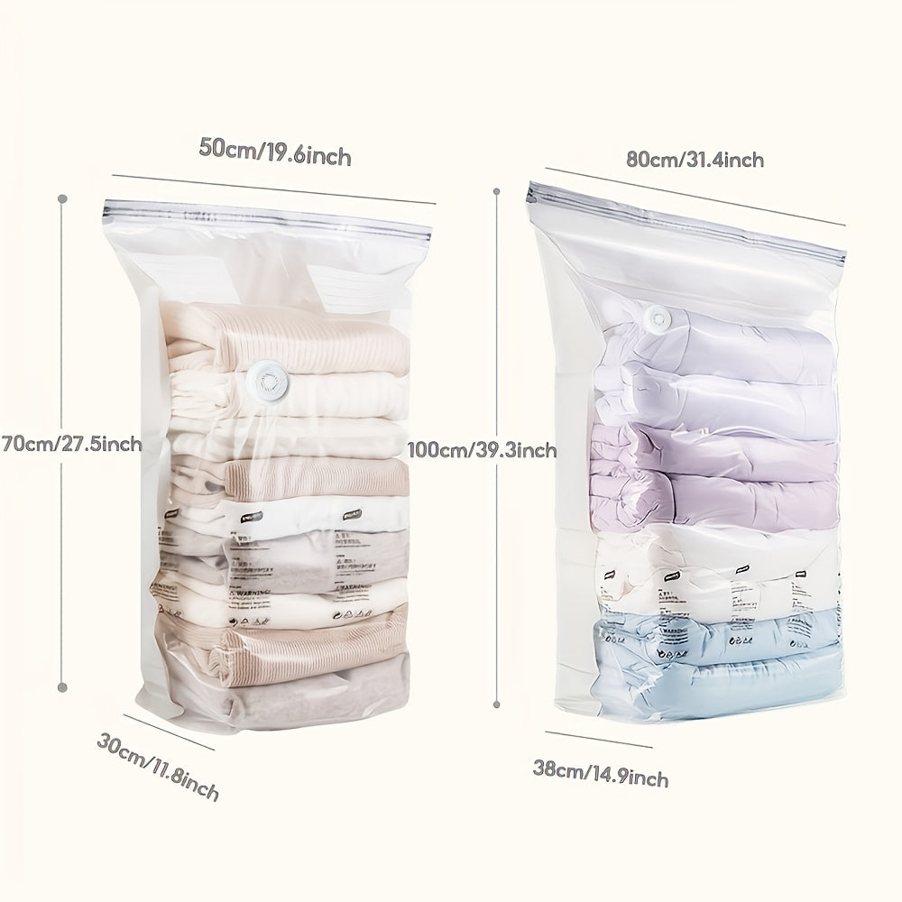 1pc Vacuum Storage Bags for Comforters Clothes Blankets & Travel