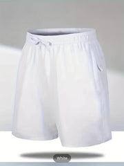 Quick Dry Breathable Active Shorts Men's Zip Pockets Gym Training