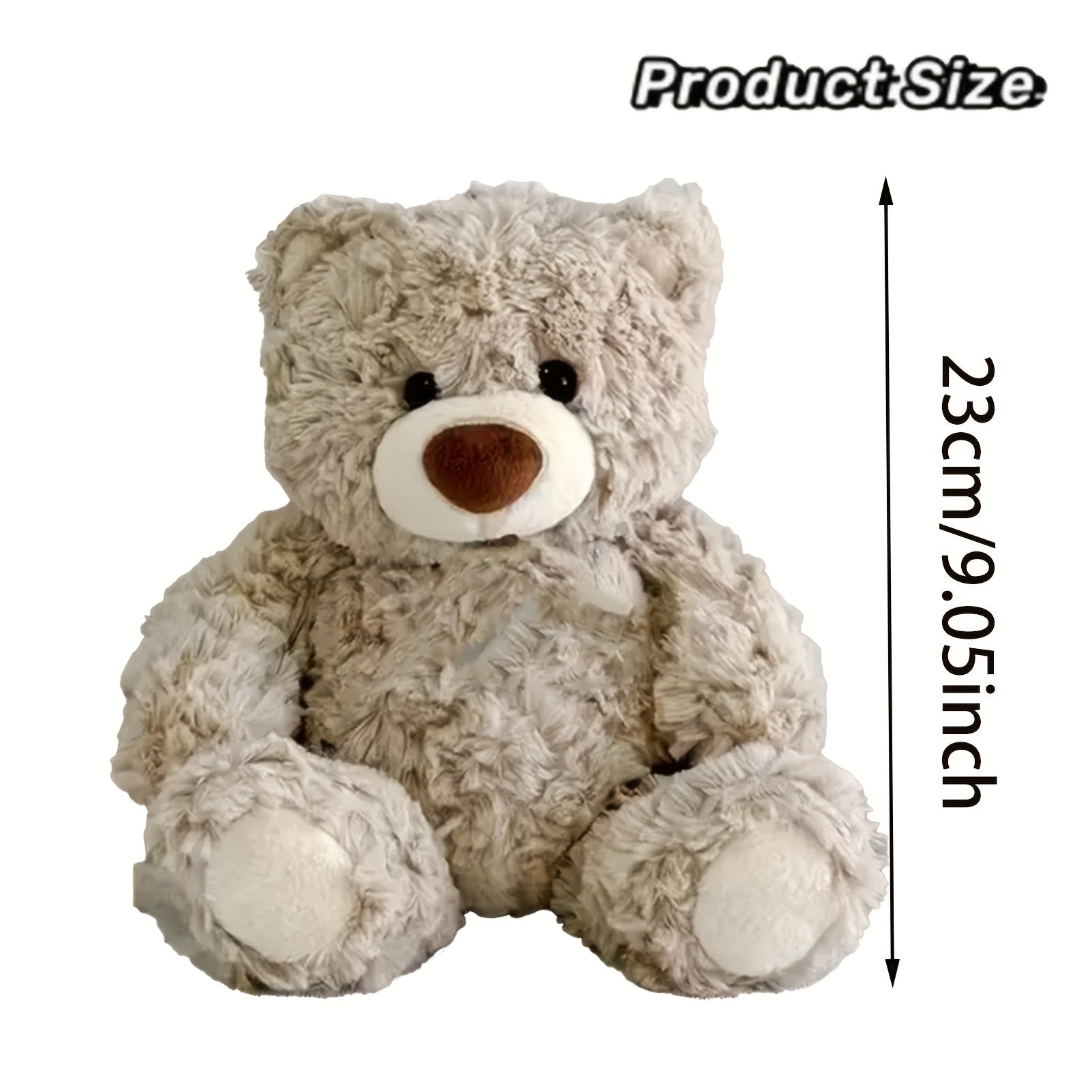 Teddy Bear Plush Toy Deep Brown Ivory Perfect Birthday Gift Boys Girls
