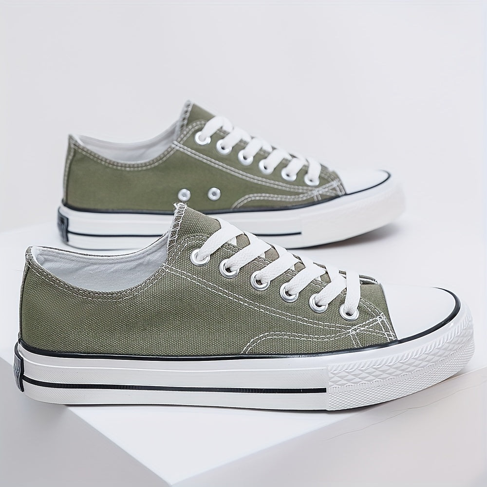 Men's Low Top Canvas Shoes Summer Breathable Non Slip