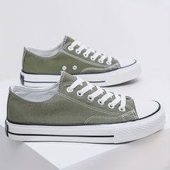 Men's Low Top Canvas Shoes Summer Breathable Non Slip