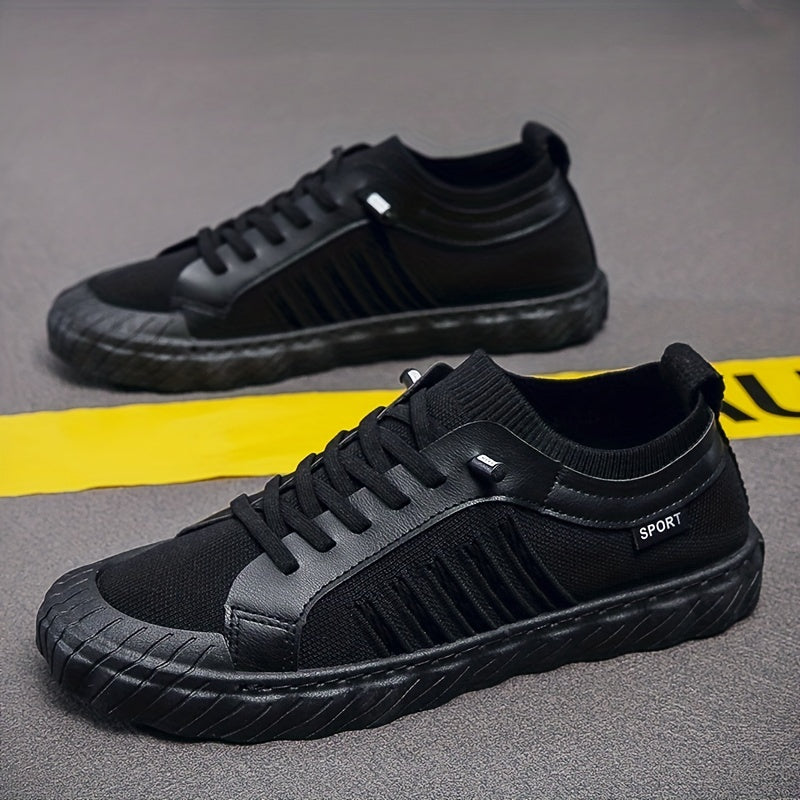 Men's Knitted Skate Shoes Wear Resistant Casual Shoes