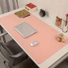 Large Double-sided PU Leather Office Desk Mouse Pad
