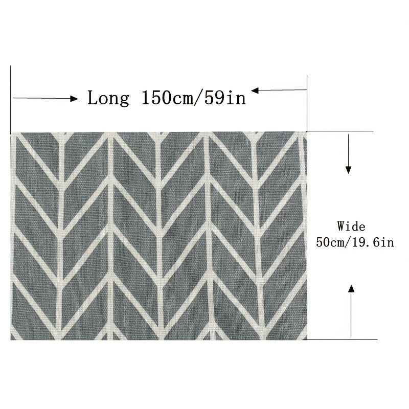 Printed Linen Fabric DIY Sewing Material 59in