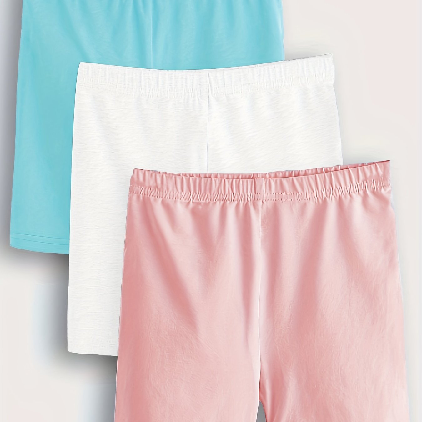 3pcs Toddler Girls Comfortable Summer Shorts Kids Clothes