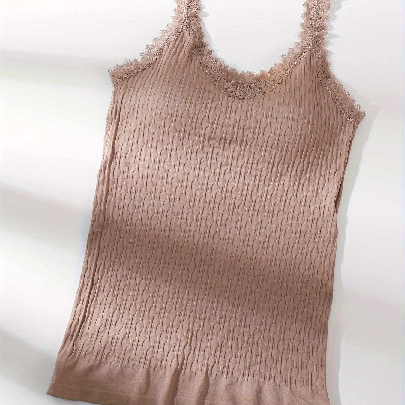 Lace Stitching Tank Top Sleeveless Padded Women's Lingerie