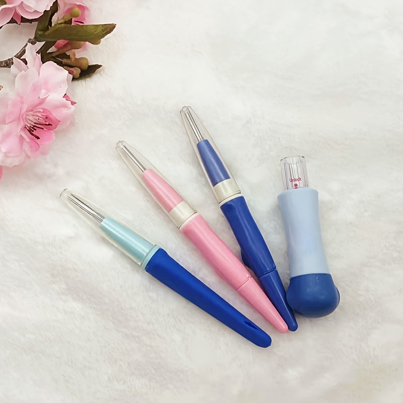 1pc Felting Needle Punch Pen With 3 7 Needles Set Tool For DIY Craft