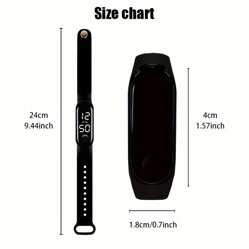 LED Touch Screen School Sports Watch for Students