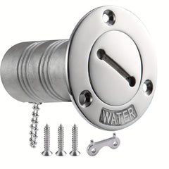Stainless Steel Boat Gas Tank Cap Fuel Water Tank Deck Fill Filler Cap