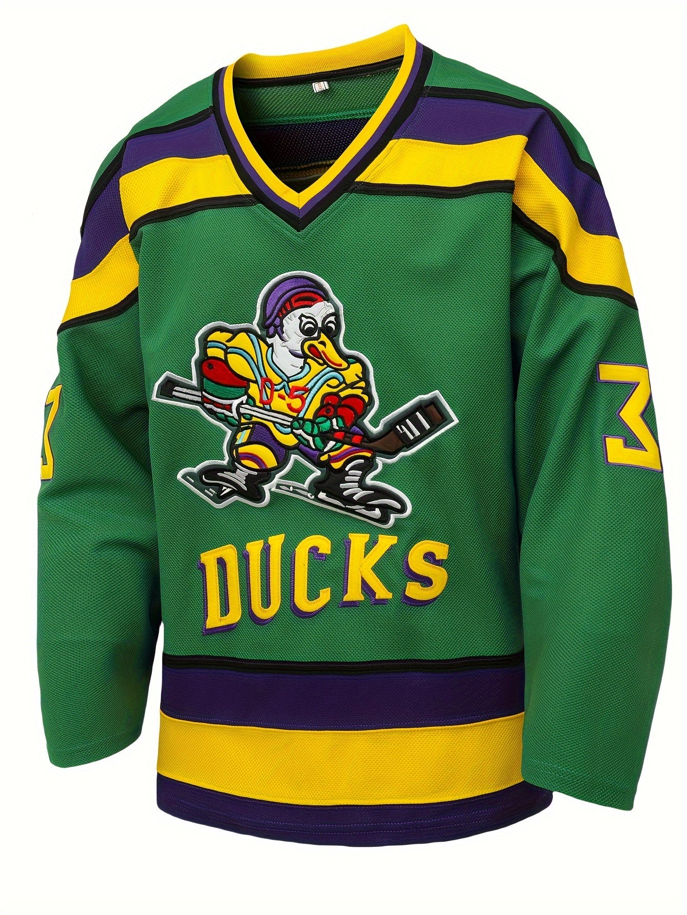 Men's Vintage Ice Hockey Jersey V Neck Uniform