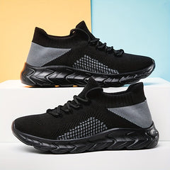 Men's Lace up Sneakers Athletic Shoes Lightweight Breathable