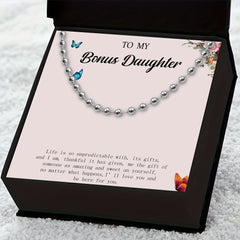 Daughter Titanium Steel Ball Chain Y2K Necklace