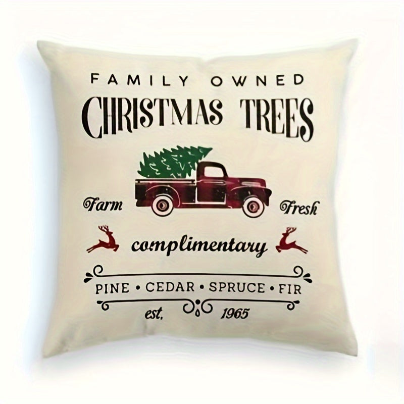 Christmas Decoration Pillowcase Cover for Sofa Living Room & Outdoor Camping