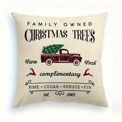 Christmas Decoration Pillowcase Cover for Sofa Living Room & Outdoor Camping