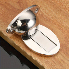 1pc Zinc Alloy Invisible Adjustable Door Stopper