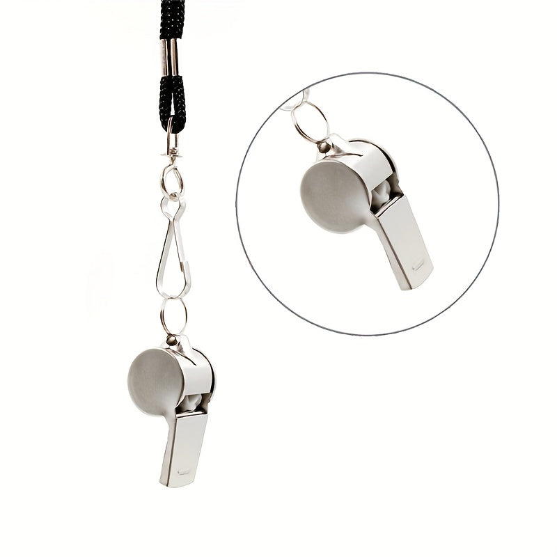 Stainless Steel Outdoor Survival Whistle 1pc