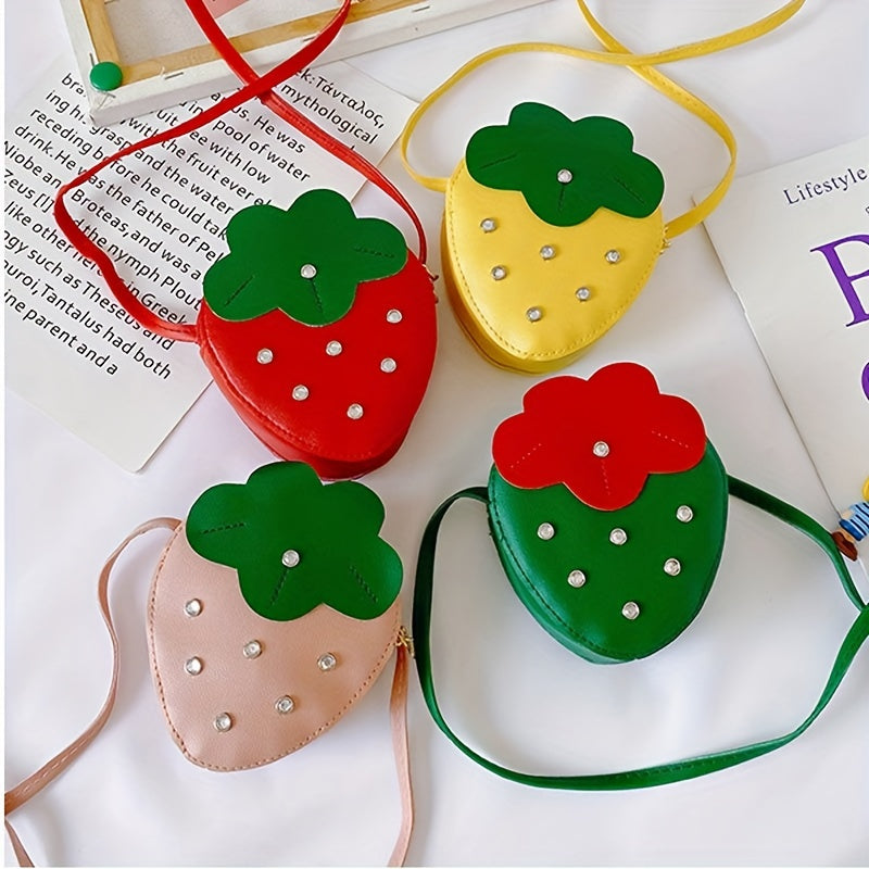 Cute Strawberry Crossbody Bag for Girls