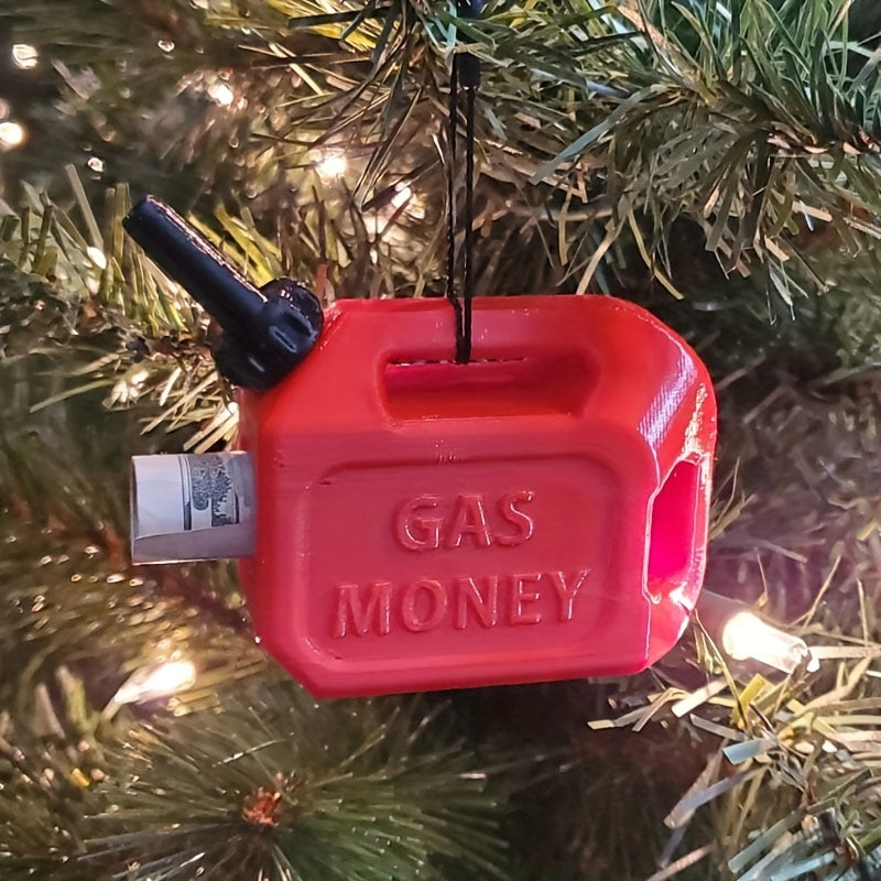 Gas Can Hanging Ornament Funny Gas Money Holder for Christmas Tree