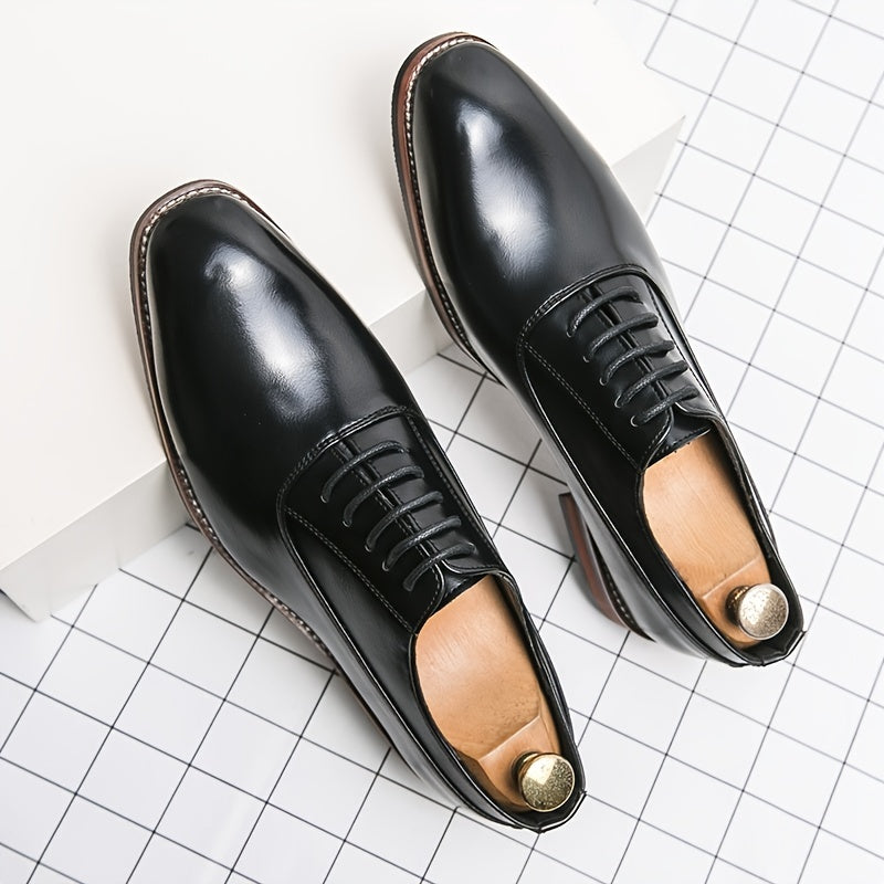 Men's Pointed Toe Dress Shoes Oxford Shoes Classic Formal Shoes