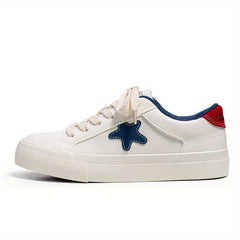 Men's Star Pattern Skate Shoes Non Slip Sneakers For Youth Men