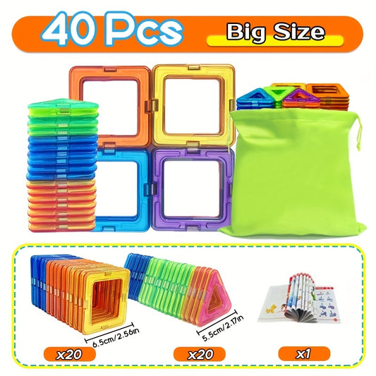 Magnetic Blocks Constructor Set Toys For Boys