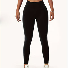 High Waist Yoga Pants with Pocket Hip Lift Sports Quick Dry Cropped Pants