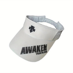 Men's Sunscreen Sunshade Hat with Maple Pattern for Outdoor Sports