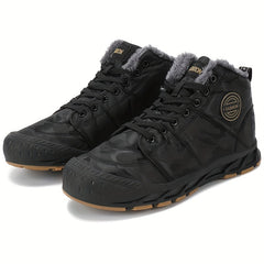 Men's Snow Boots Winter Thermal Shoes Windproof Hiking Boots