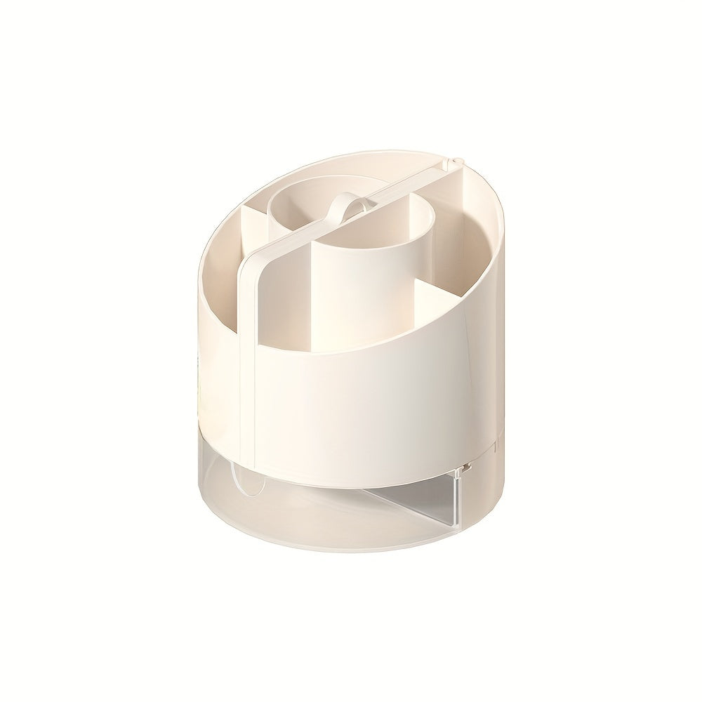 Multifunctional Pen Holder Large Capacity With Mirror Storage Box