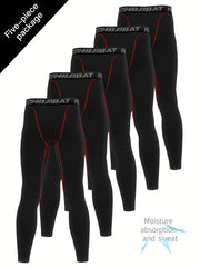 Men's High Stretch Leggings Active Quick Drying Compression Pants